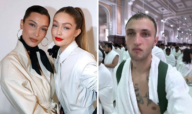 Gigi ve Bella Hadid'in erkek kardeşi Anwar Hadid umre'ye gitti