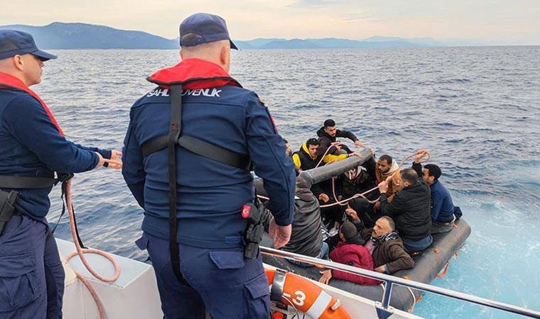 Bodrum'da çok sayıda göçmen yakalandı: 13'ü çocuk...