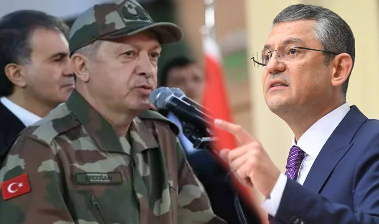 Özgür Özel'den Erdoğan'a kamuflaj çıkışı: Evladına çürük raporu alıp gariban üzerinden siyaset yapıyorsun