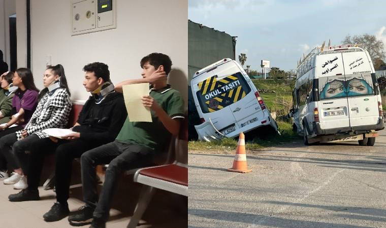 Antalya'da öğrenci ve işçi servisleri çarpıştı... Yaralılar var!