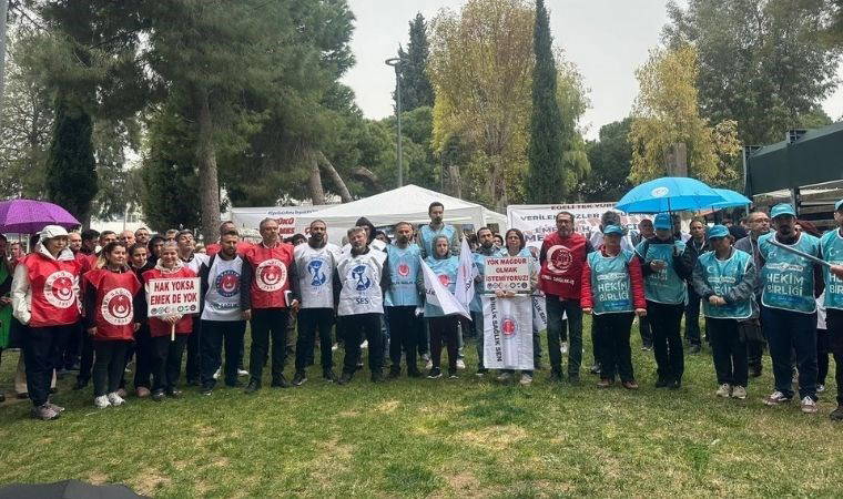 Sağlıkçılar teşvik adaletsizliğini protesto etti