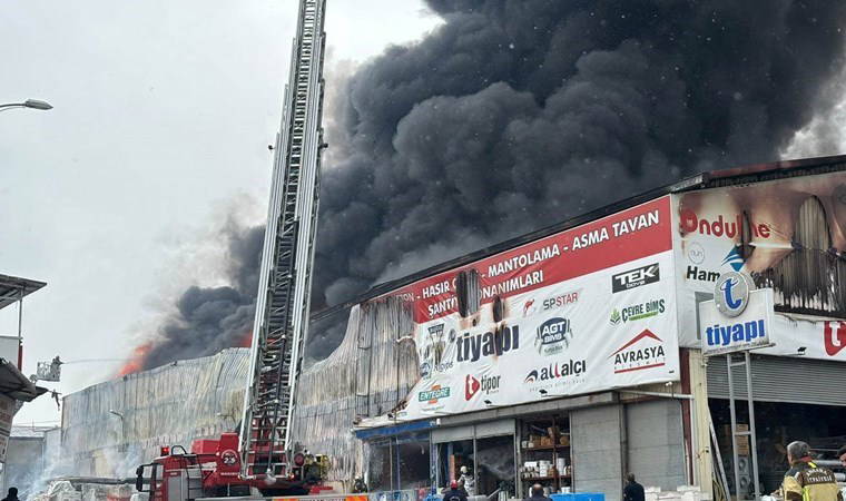 Ankara’da depo yangını!