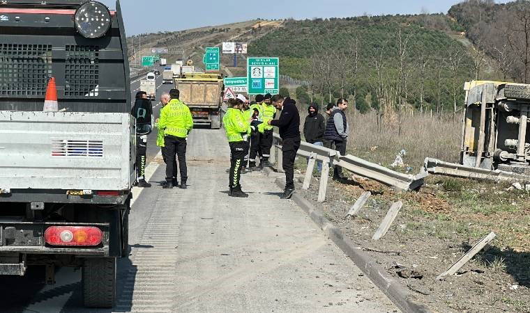 Kuzey Marmara Otoyolu’nda kaza: Yaralı var!