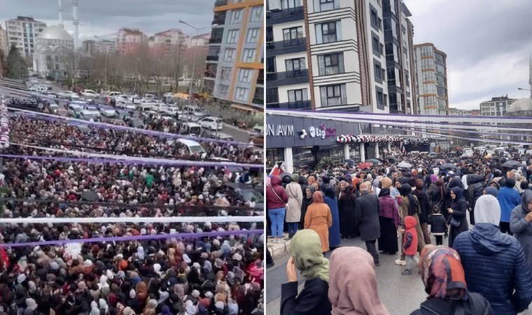 Batman'da çeyiz evi açılışına 'indirim' izdihamı engeli