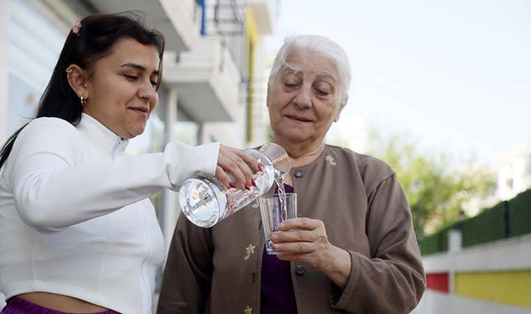 650 yıllık sarnıçta biriken yağmur suyundan vazgeçemiyor