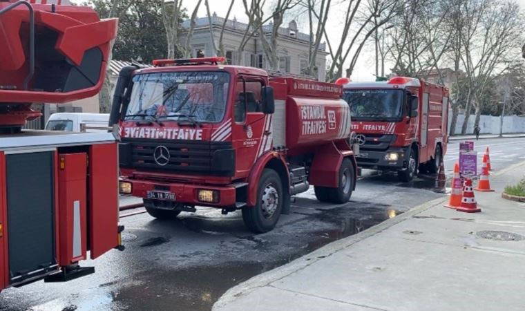Arnavutköy'de işçilerin kaldığı konteynerde yangın!