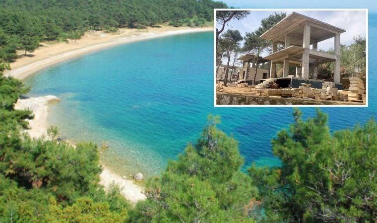 Saros Körfezi'nde denize sıfır arazi yapılaşmaya açıldı, yaşam savunucuları harekete geçti