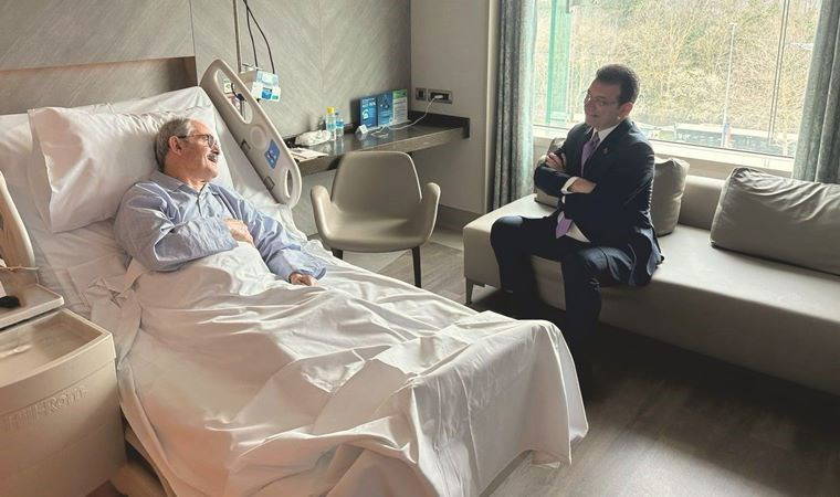 Ekrem İmamoğlu'ndan Büyükerşen'e geçmiş olsun ziyareti