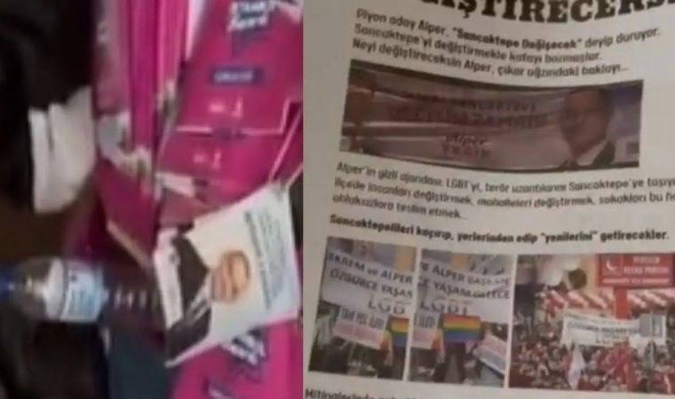 Sancaktepe'de CHP'yi hedef alan sahte bildiri dağıtıldı