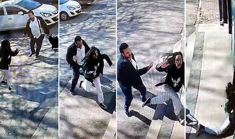 Güpegündüz erkek şiddeti: Sokakta kız çocuğunun sırtına vurup yere düşürdü