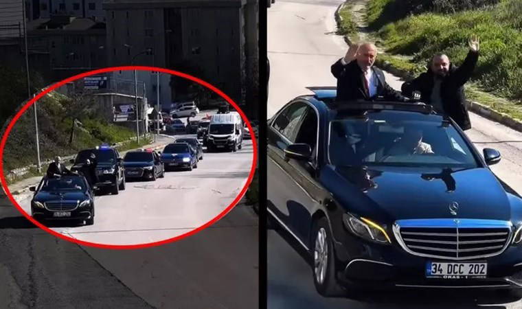 Sosyal medyada gündem olmuştu: Pendik'te muhtar adayının çakarlı konvoyuna ceza