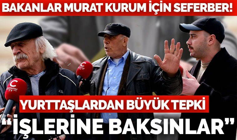 Yurttaşlar Murat Kurum için oy isteyen Bakanlara ateş püskürdü