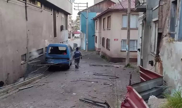 4 katlı otelin kazan dairesindeki patlama hasara yol açtı