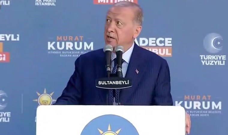 Miting konuşması sırasında prompter durunca Erdoğan sustu: 'Rezil ediyorsunuz'