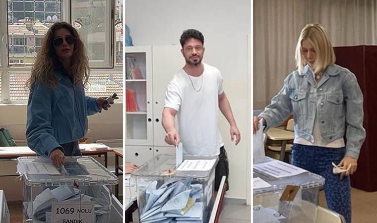 Serenay Sarıkaya, Murat Boz, Beren Saat... Ünlü isimler sandık başında