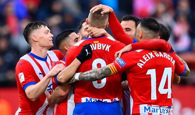 Girona kendi evinde güldü: Zirve takibini sürdürdü!