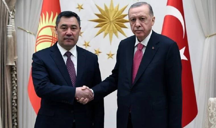 Cumhurbaşkanı Erdoğan, Kırgızistan Cumhurbaşkanı Caparov ile görüştü!