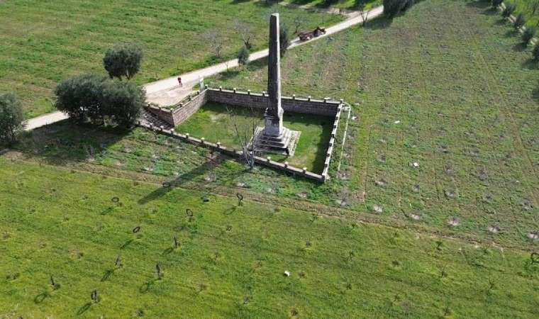Şeftali bahçesinin tam ortasından 2 bin yıllık tarih çıktı!