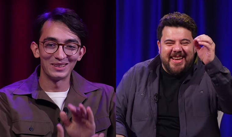 Mete Gazoz ve Eser Yenenler'den güldüren diyalog: 'Ok atarken neden kekeme değilsin?'