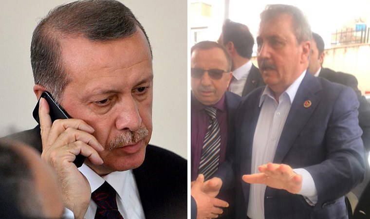 Erdoğan'dan, trafik kazası geçiren Mustafa Destici'ye 'geçmiş olsun' telefonu