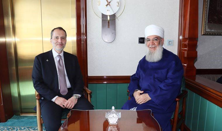 Fatih Erbakan'dan Menzil 'şeyh'i Erol’a ziyaret