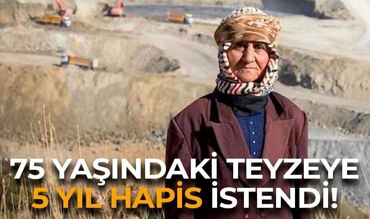 Tarlasını koruyan 75 yaşındaki Hatice Teyze yargılanıyor: Savcı 5 yıl hapis istedi!
