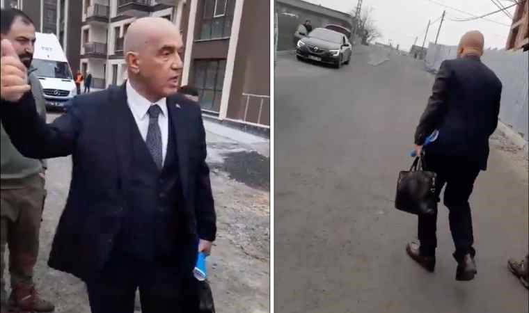 Murat Kurum'u protesto etmişlerdi... Kentsel dönüşüm mağdurları TRT ekibini kovdu!