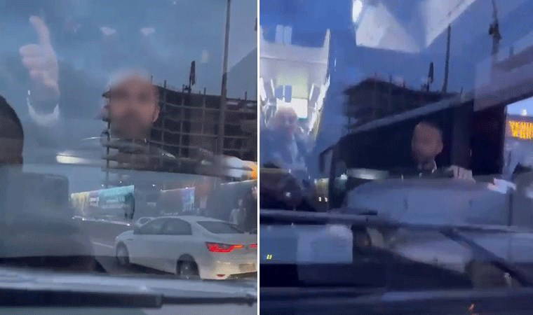 Kadıköy'de araca çarpan otobüs şoförü, sürücüyü ezmeye çalıştı