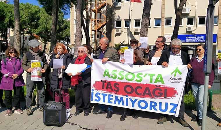 Çevreciler Assos yakınlarında yapımı planlanan projenin iptali için mücadele ediyor: Taş ocağına hayır