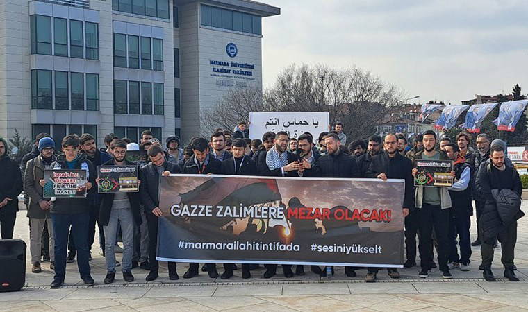 Marmara Üniversitesi İlahiyat Fakültesi öğrencilerinden Diyanet'e çağrı: 'İsrail ile ticaret haramdır fetvası yayınlansın'
