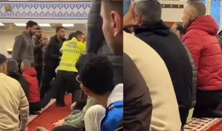 Hatay'da 'Örümcek Adam' kostümüyle bayram namazı kılan kişiye polis müdahalesi