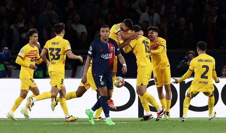 Barcelona, Paris deplasmanında avantajı kaptı
