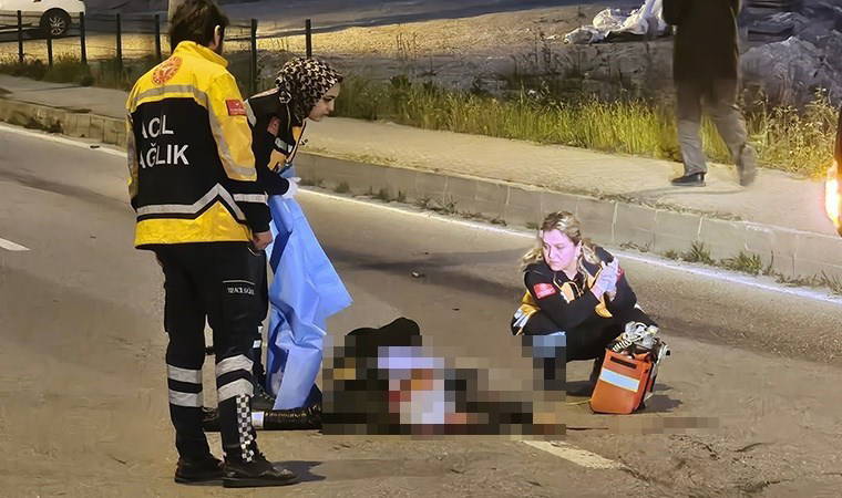 Bartın'da acı olay: Kaldırıma çarpıp 150 metre sürüklenen motokurye kurtarılamadı
