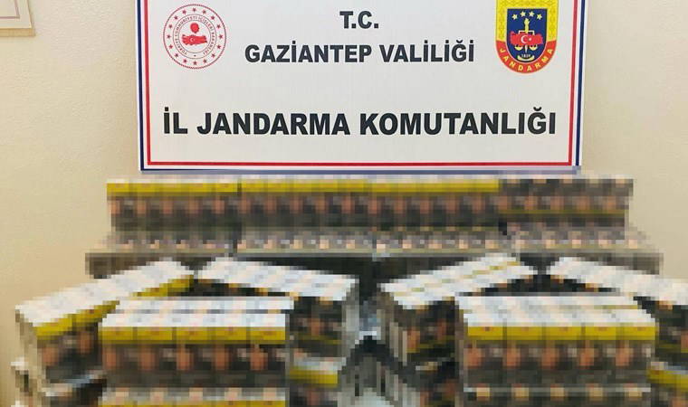 Gaziantep’te 1,5 milyon TL değerinde kaçak sigara ve çay ele geçirildi