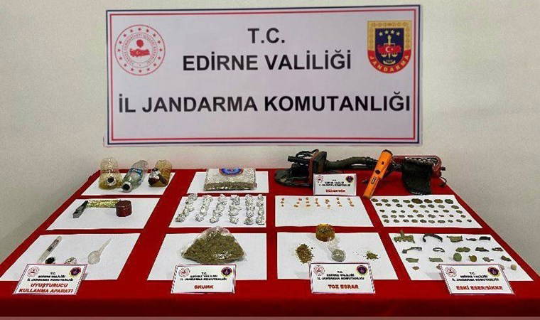 Edirne'de uyuşturucu satıcılarına operasyon: 4 gözaltı