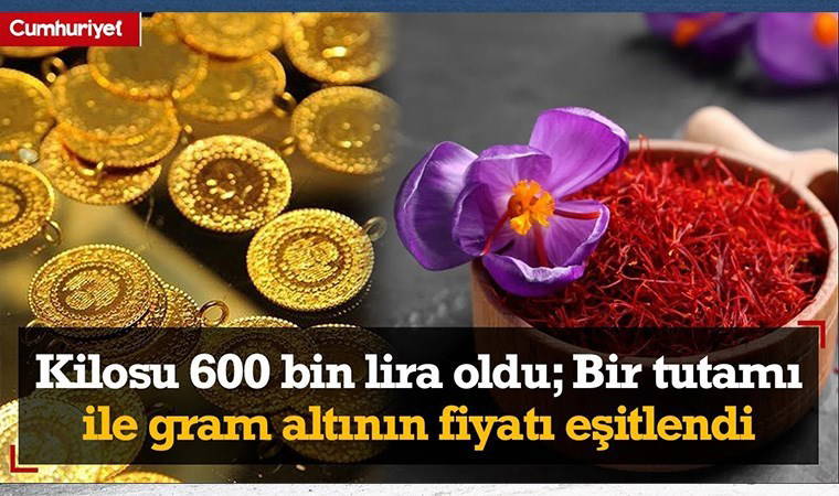 Kilosu 600 bin lira oldu; Bir tutamı ile gram altının fiyatı eşitlendi