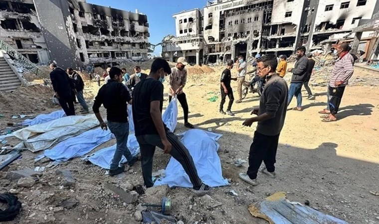 Gazze'deki Şifa Hastanesinde toplu mezar bulundu