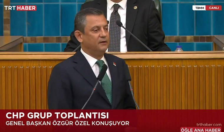 TRT, Özgür Özel'in grup toplantısını 6 dakika yayınladı