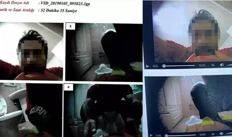 Cinsel istismar sanığını gizli kameraya yansıyan görüntüsü ele verdi