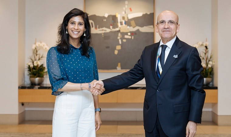 Ve Şimşek IMF'yle aynı karede! 'Mükemmel bir sohbet'