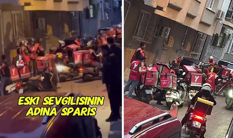 Motokuryeler kapıda kuyruk oldu: Eski sevgilisinden intikam almak için çok sayıda restorandan kapıda ödemeli sipariş verdi