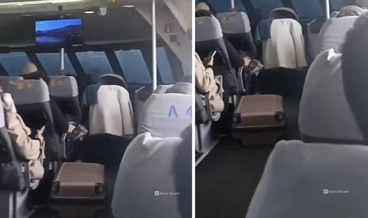 Marmara'da fırtına... Deniz otobüsünde korkutan anlar: 'Durdurun şunu!'