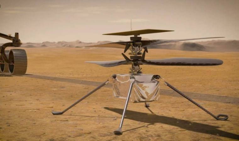 NASA'nın Mars helikopterinin uçuş haritası paylaşıldı