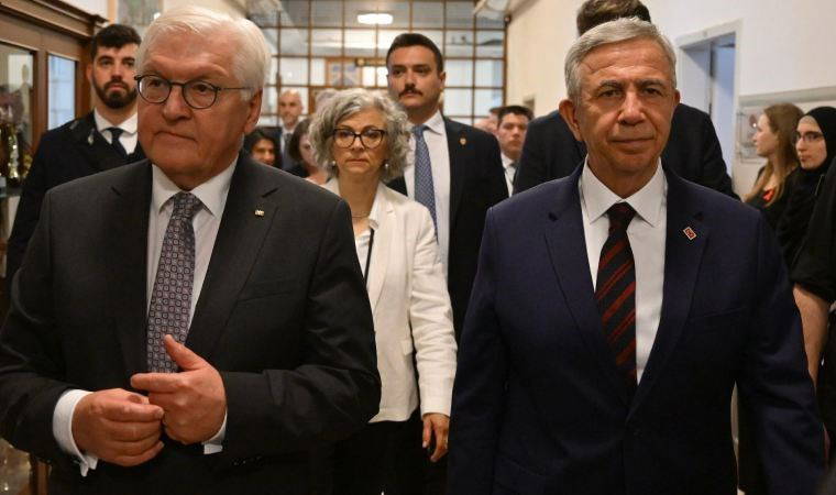 Almanya Cumhurbaşkanı Steinmeier, ABB Başkanı Mansur Yavaş'la görüştü
