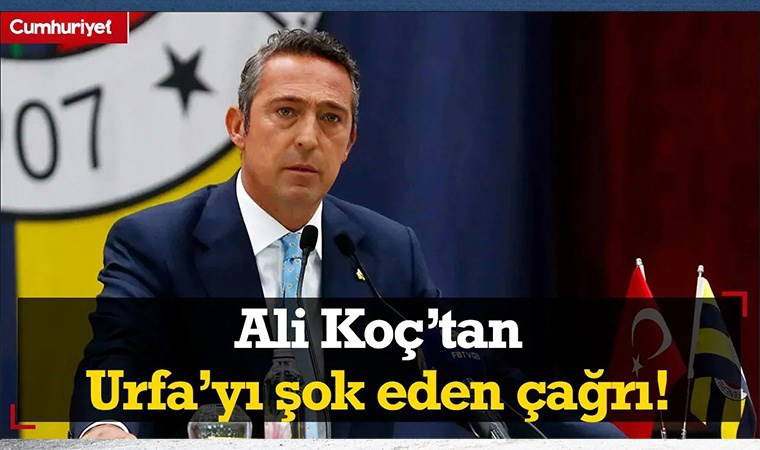 Ali Koç'tan Süper Kupa çıkışı!