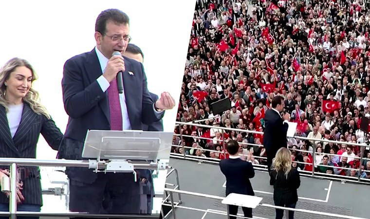 İBB Başkanı Ekrem İmamoğlu üçüncü kez mazbatasını aldı: Çağlayan'da 'Van' mesajı verdi