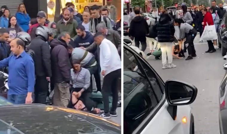 Bakırköy'de AVM önünde hırsızlık arbedesi!