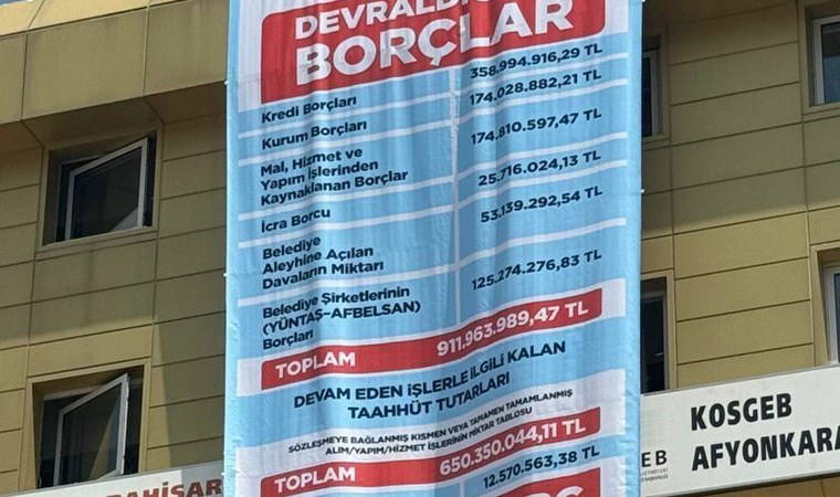 CHP’li başkan belediyenin borçlarını açıkladı!