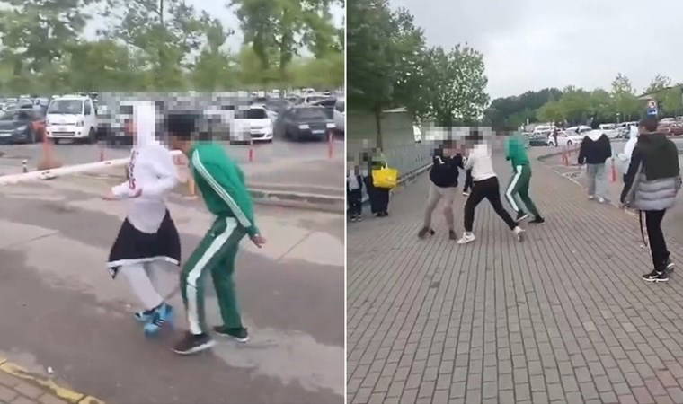 Yolda yürüyenleri korkutup saldırdılar... Gözaltına alındılar!