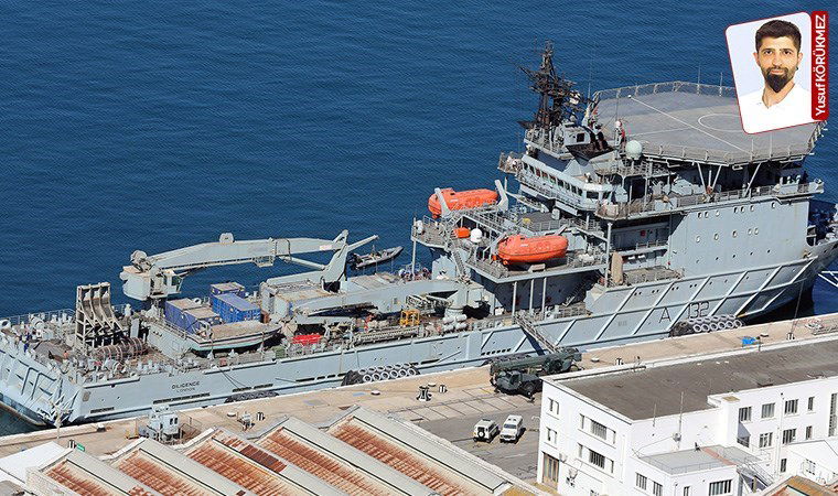 İtalyan donanmasının ardından İngiliz gemisi de İzmir’e söküme getirildi